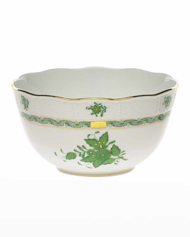 Chinese Bouquet Green Bowl